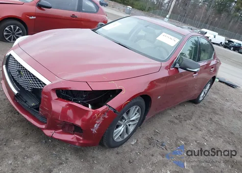 2014 Infiniti Q50 Premium from USA, damaged, VIN JN1BV7AR9EM685280
